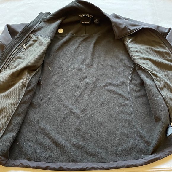 Men’s Marmot Black Jacket Medium - Picture 5 of 7